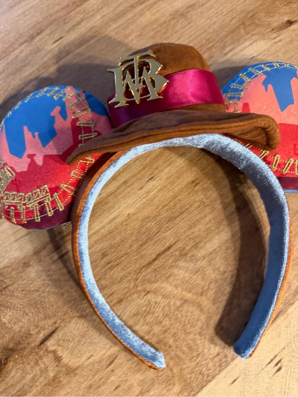 WDW 50th Big Thunder Mountain Railroad Mickey Ears Headband Walt Disney World